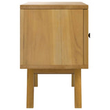 TV Cabinet 110x30x50 cm Solid Wood Teak 340869