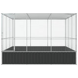 Aviary Silver 311x307x212 cm Steel 172586
