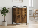 Sideboard Smoked Oak 40 x 33 x 80.5 cm Engineered Wood 8013784