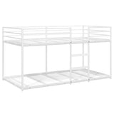 Bunk Bed without Mattress White 100x200 cm Steel 4019886