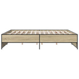 Bed Frame without Mattress Sonoma Oak 180x200 cm Super King 3279873