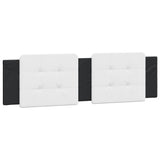 Bed Frame with LED without Mattress "Zadar" Black and White 180x200 cm 3214129