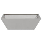 Garden Planter 5 pcs Silver 50 x 50 x 15 cm Stainless Steel 873833