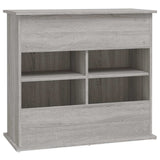 Aquarium Stand Grey Sonoma 81x36x73 cm Engineered Wood 833629