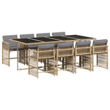 Garden Dining Set Mix Beige 3211644