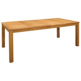 Dining Set 7 pcs Black Solid Oak Wood 3430388