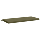 2-Piece Bench Cushions SOEST 2 pcs 100% Polyester Olive Green 949313