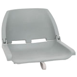4 Piece Foldable Boat Seat Set No Pillow Grey 48x51x41 cm 3284275