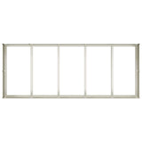 Planter White 200x80x40 cm Steel 860753