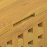 Rope Box 40x40x40 cm Solid Wood Teak 338262