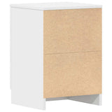 800451 Bedside Cabinets 2 pcs White 38x35x56 cm Engineered Wood
