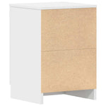 Bedside Cabinets 2 pcs White 38x35x56 cm Engineered Wood 800451
