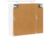 Bathroom Mirror Cabinet White 60 x 14.5 x 70 cm Engineered wood 889191