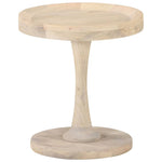 ZNTS Side Table Ø40x45 cm Solid Mango Wood 320600