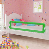 Toddler Safety Bed Rail Green 180x42 cm Polyester 10169