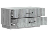 Bedside Cabinet Grey Sonoma 62 x 34.5 x 44.5 cm Engineered Wood 895241