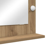 Vanity Mirror Rectangular Artisan Oak 70 x 50 x 18 cm 868340