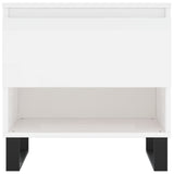 Coffee Tables 2 pcs High Gloss White 50x46x50 cm Engineered Wood 830929