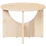 Coffee Table Natural 50 x 50 x 35 cm Solid pine wood 873529
