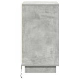Bedside Cabinet Concrete Grey 39 x 34.5 x 65 cm Engineered wood 869629