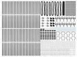 Welded Wire Fence with Spikes 100 x 1.2 m 3353313