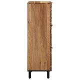 Highboard with Shelf Brown 40 x 33 x 110 cm Solid Mango Wood 4017785
