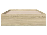 Bed Frame with Storage Sonoma Oak 80 x 200 cm Engineered Wood 3429526
