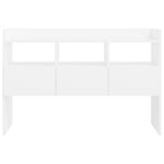 ZNTS Sideboard White 105x30x70 cm Engineered Wood 808377