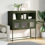 Sideboard Olive Green 100.5x39x107 cm Cold-rolled Steel 853420