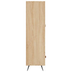 ZNTS Highboard Sonoma Oak 69.5x31x115 cm Engineered Wood 830295