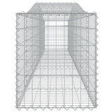 Arched Gabion Baskets 9 pcs 400x50x60/80 cm Galvanised Iron 3145937