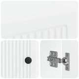 Bathroom Cabinet with Open Shelf EDE White 30 x 31 x 190 cm 895935