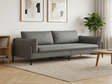 3-Seater Sofa 3-Seater Dark Grey 222 x 81 x 89 cm Velvet 42048643