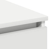 TV Cabinet with LED White 180 x 38 x 49 cm Engineered Wood 3376144