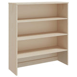 Top for Highboard HAMAR Honey Brown 90x30x100cm Solid Wood Pine 340432