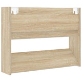Wall Shoe Cabinets 2 pcs Sonoma Oak 80x18x60cm Engineered Wood 806748