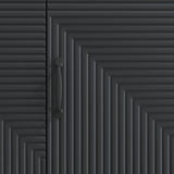 TV Cabinet Black 99 x 34.5 x 50 cm Engineered Wood 894946