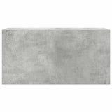 Bathroom Wall Cabinet Concrete Grey 80x25x40 cm Engineered Wood 860088