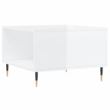 Coffee Table High Gloss White 55x55x36.5 cm Engineered Wood 830750