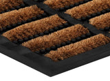 Door Mat Rectangular 45x75 cm Rubber and Coir 155665