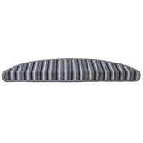Self-adhesive Stair Mats 15 pcs Grey 56 x 17 x 3 cm 42011439
