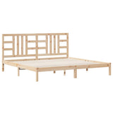 Bed Frame without Mattress 200x200 cm Solid Wood 3105425