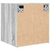 ZNTS Wall-mounted Bedside Cabinet Grey Sonoma 38x34x40 cm 861257