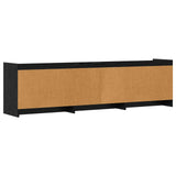 TV Cabinet 168 x 33 x 47 cm Black Oak Engineered Wood 8011180