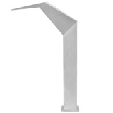 Pool Fountain Stainless Steel 50x30x90 cm Silver 43695