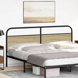 Replace Headboard Sonoma Oak 200 cm Steel and Engineered Wood 4100296