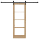 Sliding Door Manual ORKDAL Brown 73.5 x 198.5 cm Wood and metal 3332463