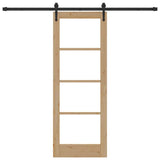 Sliding Door Manual ORKDAL Brown 73.5 x 198.5 cm Wood and metal 3332463