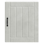 ZNTS Kitchen Wall Cabinet Lucca Concrete Grey Engineered Wood 853805