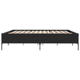Bed Frame without Mattress Black 180x200 cm Super King 3279782